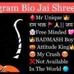 Jai Shree Ram Bio for Instagram