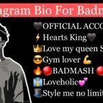 Badmashi bio for instagram